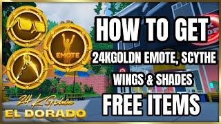 [2022 EVENT] HOW TO GET 24KGOLD WINGS, GLASSES, and SCYTHE in 24KGOLD ROBLOX CONCERT!