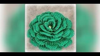 Как связать цветок крючком для начинающих. Crochet flowers