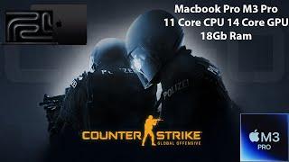 Counter Strike MacBook Pro M3 Pro performance test CSGO