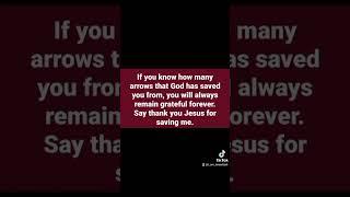 Be grateful to God for all the unseen arrows He diverted for you. #daily #dailyprayer #prayer
