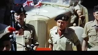 Patton Movie : Meets Montgomery in Messina Sicily