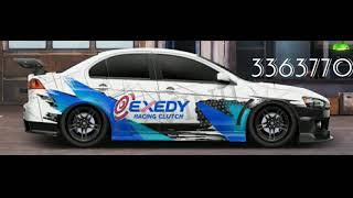 Винилы на M-Lanser EVO X (андроид) |Drag Rasing Уличные гонки|