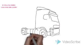 How to Draw a Truck / Как нарисовать Грузовик