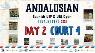 DAY 2 | COURT 4 | ANDALUSIAN SPANISH U17 & U15 OPEN | BENALMÁDENA 2025