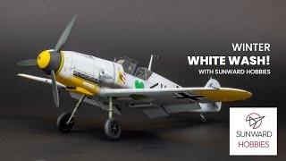 My FIRST Winter White Wash! Eduard Bf-109f-4 with Sunward Hobbies