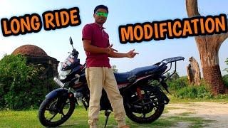 Bike এর নতুন কিছু Modification করালাম  || Bike Modification || Long Trip Bike Modification