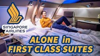 ALONE in NEW First Class Suites on Singapore Airlines A380