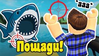 С моим прицелом что-то не так. Shark bite Roblox - Укус Акулы Роблокс.