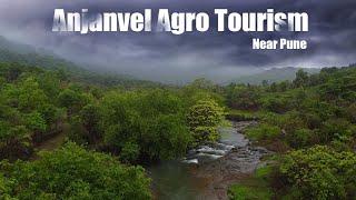 Monsoon Day trip near pune | Anjanvel Agro Farm | Places to visit in 50 kms from Pune | Drone shots