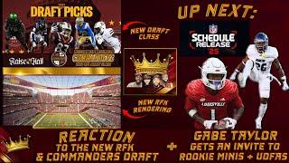 Commanders Kings LIVE! | Back in D.C & New RFK Rendering + 2025 Draft + SHOUTOUT GABE TAYLOR