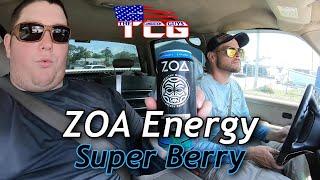 Trying ZOA Energy Super Berry! Energy Drink Monday (Energy Drink Review) TheCombustionGuys