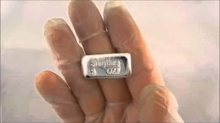 1 oz Hand Poured ShinyBars Silver Bar by ShinyBars