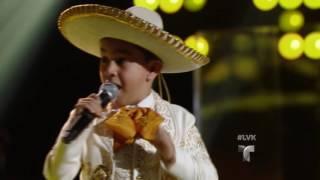 Jossue deja sin palabras a Natalia Jiménez | Audiciones | La Voz Kids 2016