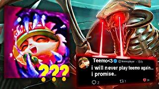 HE WILL NEVER PLAY TEEMO AGAIN.. (MASTER TIER EDITION)