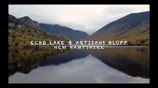 Echo Lake,  Artist's  Bluff and Mt  Washington Cog Railway | New Hampshire