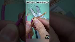 Cómo hacer un EMPALME DE DERIVACIÓN #electricidad #electrical #electrical #electricista