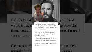 Fidel Castros Olympic Bid Was Nonsense #olympics2024