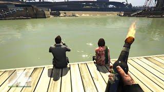 GTA 5 - Fire Bottle vs NPC's Ragdolls | Euphoria Physics Ragdolls 2025