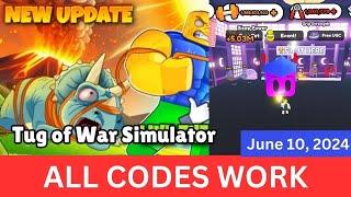 *All CODES WORK* Tug of War Simulator ROBLOX, June 10, 2024