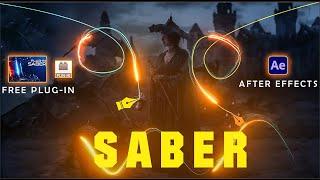 After Effects Saber Plugin Tutorial Particles line  Saber adobe after effects tutorial 2023