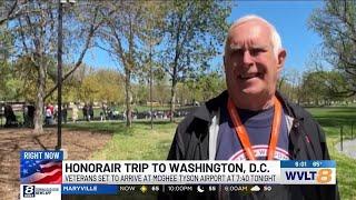 HonorAir Knoxville takes more than 130 East Tennessee veterans to Washington, D.C.