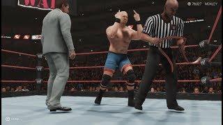 WWE 2K19 WWE Universal 63 tour EC3 vs. Steve Austin