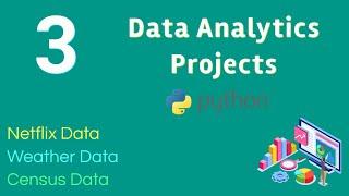 3 Data Analytics Projects | Python  #datascience #python #dataanalytics