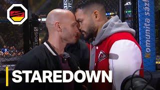 FLYING UWE vs. EDIZ TASCI erstes Staredown im Cage | OKTAGON 62