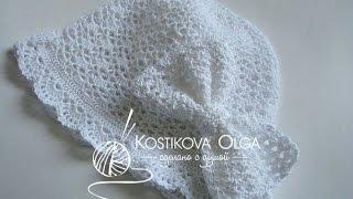 Бант крючком. Мастер-класс.  How to Crochet a Bow. Tutorial