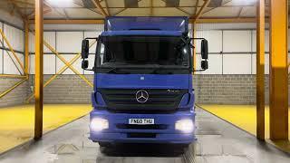 New In Stocklist For Sale: MERCEDES BENZ AXOR 1824, EURO 5, 4X2 CURTAINSIDER – 2010 – FN60 THU