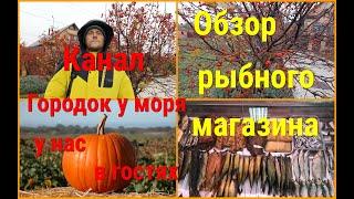 Ейск/Канал ГОРОДОК У МОРЯ у нас в гостях/Обзор рыбного магазина в Ейске-цены,ассортимент,адрес