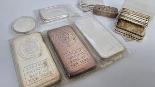 Vintage Silver Bar Unboxing-63 More Ounces Added To Stack!