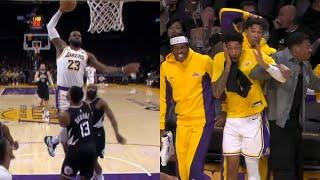 LeBron James most insane poster dunk on Paul George shocks everyone 