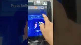 ATM money withdrawal #asmr  #moneywithdrawal #atm #hdfcbank #ytshorts #youtubefeed #viral #trending