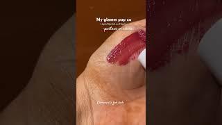 My glam popxo liquid lipstick and lipgloss prime in crime shade #lipstick #lipgloss #cutegiftideas