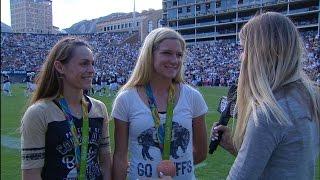 Jenny Simpson and Emma Coburn With Jill Savage