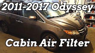 2011-2017 Honda Odyssey Cabin Air Filter Replacement
