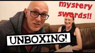 WHAT'S IN THE BOX? Antique Swords & Knives! With @lucykatecrochet