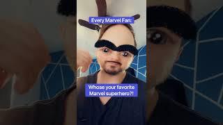 WHOSE YOUR FAVORITE MARVEL SUPERHERO?! #jokes #funny #shorts #fun #memes