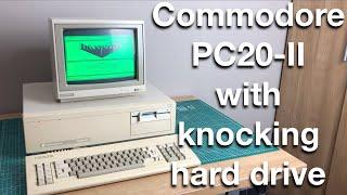 Commodore PC 20 with a knocking hard drive