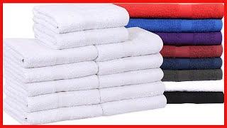 Cotton Salon Towels (24-Pack, White,16x27 inches) - Soft Absorbant Quick Dry Gym-Salon