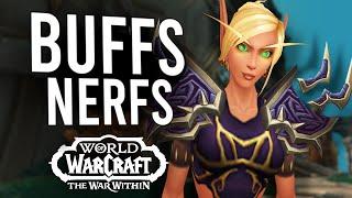 New Class BUFFS And Season 1 Balance Changes In The War Within! | World Of Warcraft