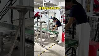 Industrial robots.#casting #pallet #welding #industrial #automation #glazing #robot