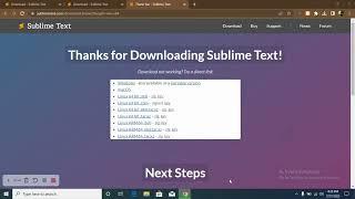 SUBLIME TEXT || HOW to Download and install for all Windows 7, 8 10, 11, on all Laptops (pc)..