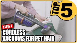 ⭐5 Best Cordless Handheld Vacuums For Pet Hair - 2022 Product Review