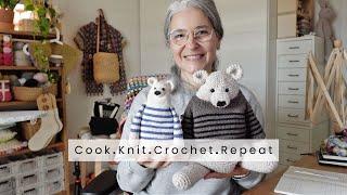 Daily Life Vlog: Cook. Knit. Crochet. Repeat.