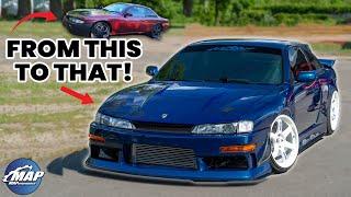 INSANE Nissan 240sx S14 Drift/Show Car Transformation