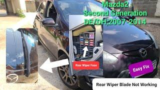 Easy fix | REAR Wiper NOT working | Fuse Location Mazda 2 2009 #wiperblade #howto