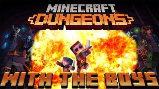 MINECRAFT DUNGEONS FINAL BOSS WITH THE BOYS