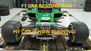 F1 CAR FIRST RUN IN 10 YEARS - RESTORING MY CATERHAM 2014 FORMULA ONE CAR